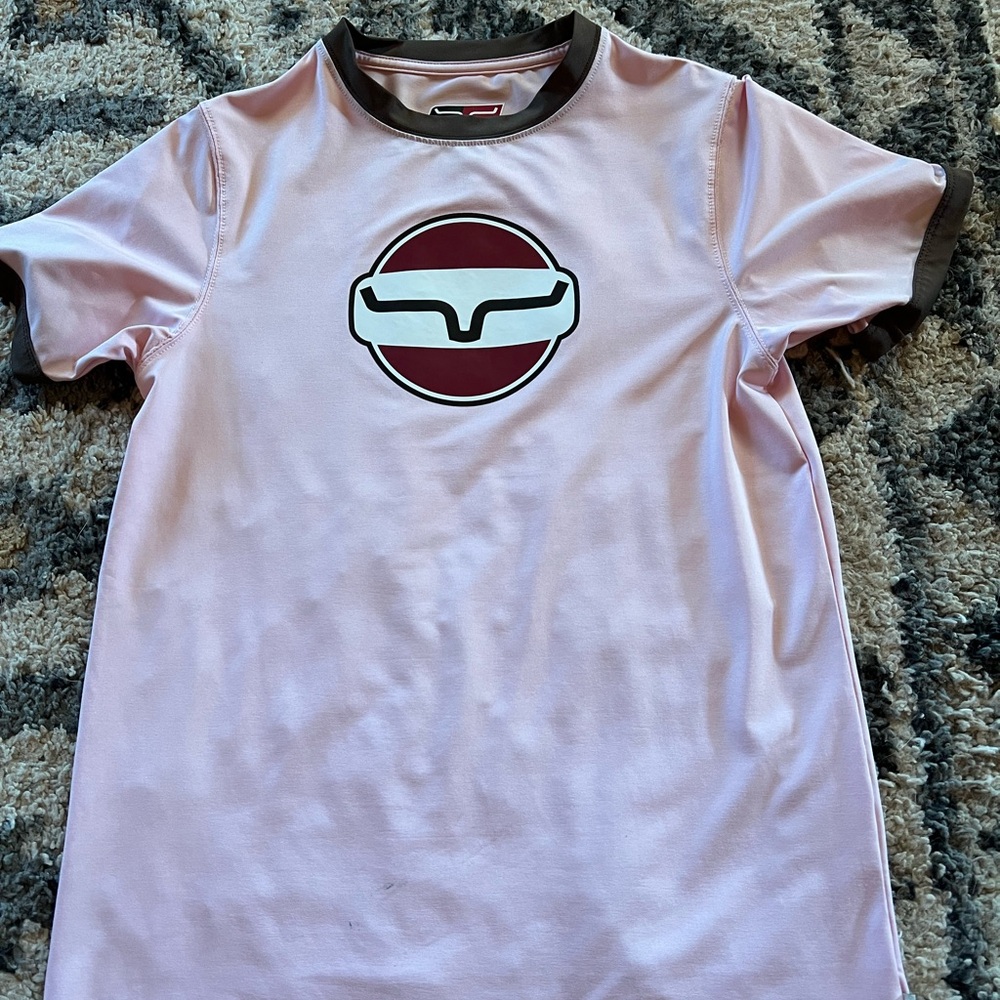 Kimes Ranch Pink and Brown Short Sleeve Tee